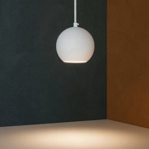 Visualizza i dettagli per Lampada sospensione per isola bancone sfera bianca ideal lux mr jack sp1 small Lampada sospensione per isola bancone sfera bianca ideal lux mr jack sp1 small