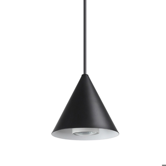 A-line sp1 d30 ideal lux lampadario cono nero per cucina moderna