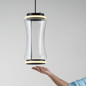 Lampada a sospensione design di vetro con sensore di movimento