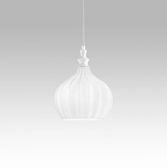 Gea luce cleofe lampada a sospensione portalampada vetro lavorato Gea luce cleofe lampada a sospensione portalampada vetro lavorato