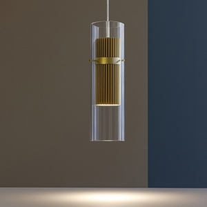 Visualizza i dettagli per Maytoni dynamics lampada a sospensione cilindrica colore oro Maytoni dynamics lampada a sospensione cilindrica colore oro
