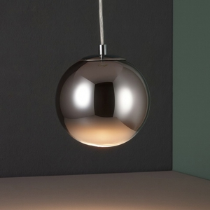 Mapa fade sp1 d20 ideal lux lampada a sospensione da comodino vetro fume