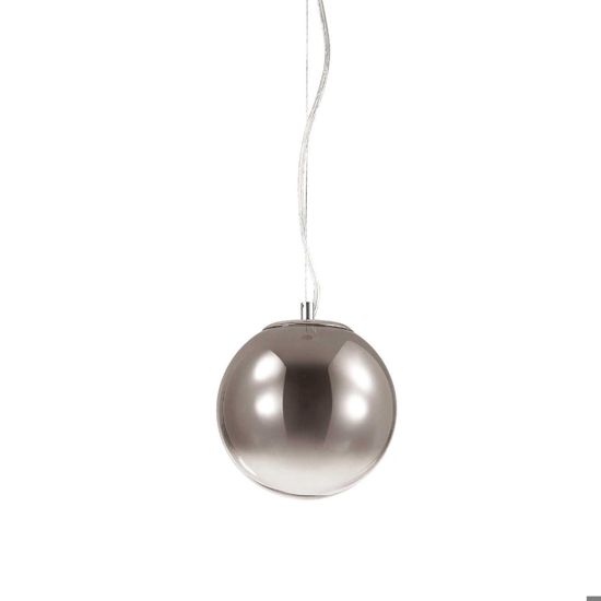 Mapa fade sp1 d20 ideal lux lampada a sospensione da comodino vetro fume