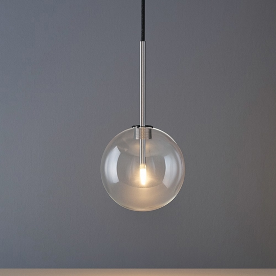 Equinoxe sp1 d20 cromo ideal lux lampada cromo sfera vetro Equinoxe sp1 d20 cromo ideal lux lampada cromo sfera vetro