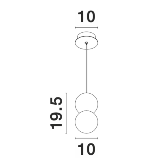 Lampada da comodino per camera da letto sfera di cemento antracite Lampada da comodino per camera da letto sfera di cemento antracite