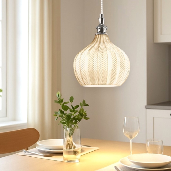 Gea luce lampada a sospensione per isola paralume in vetro Gea luce lampada a sospensione per isola paralume in vetro