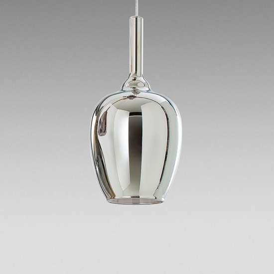 Gea luce ofelia lampada a sospensione colore cromo Gea luce ofelia lampada a sospensione colore cromo