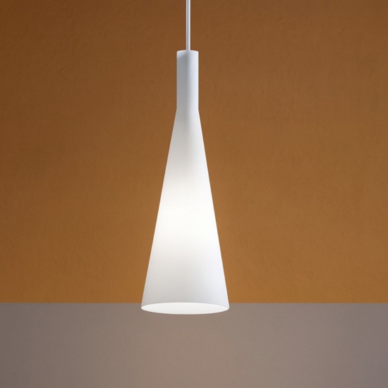 Milk sp1 ideal lux lampada pendente isola cucina vetro bianco