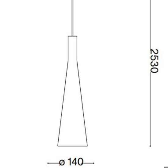 Milk sp1 ideal lux lampada pendente isola cucina vetro bianco