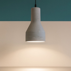Lampada a sospensione per bancone cemento grezzo ideal lux oil-1 sp1