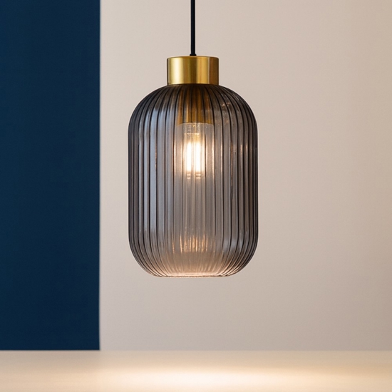 Mint-1 sp1 ideal lux lampada a sospensione vetro fume