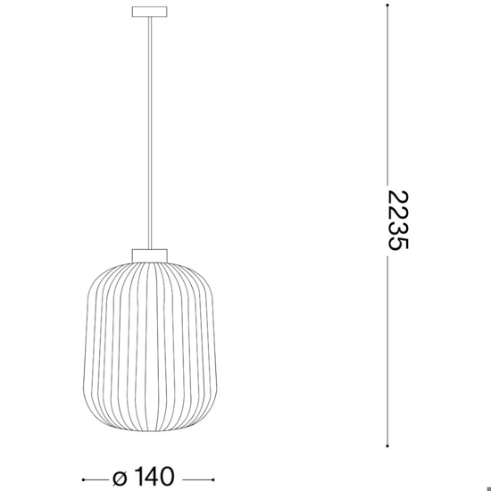 Mint-1 sp1 ideal lux lampada a sospensione vetro fume