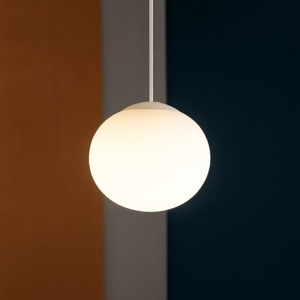Cotton sp1 d13 ideal lux lampada a sospensione sfera bianca
