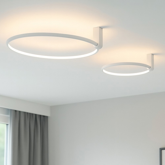 Plafoniera da cucina moderna led 3000k cerchi orientabili Plafoniera da cucina moderna led 3000k cerchi orientabili