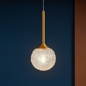 Lampada pendente per comodino stanza da letto oro
