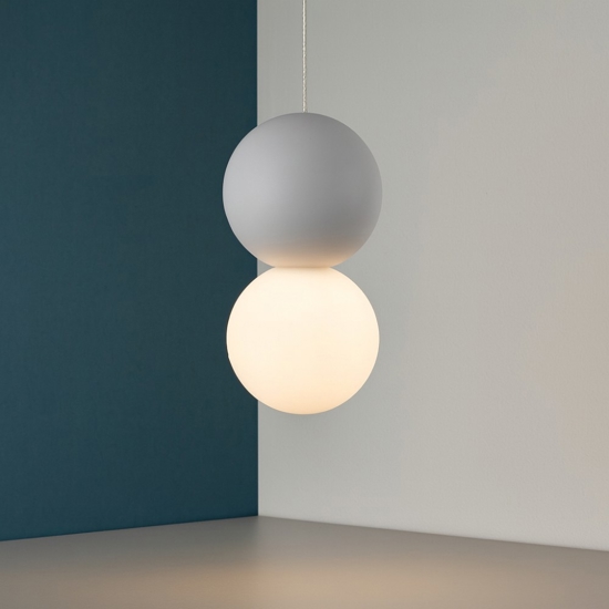Lampada sfere pendenti da comodino per camera da letto