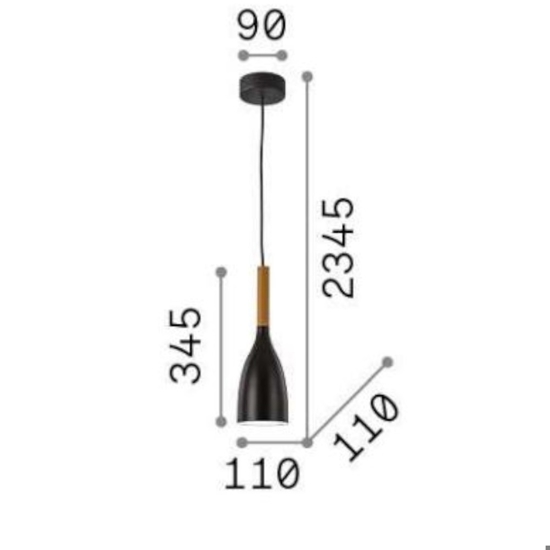 Manhattan sp1 ideal lux lampada a sospensione per isola cucina legno naturale Manhattan sp1 ideal lux lampada a sospensione per isola cucina legno naturale