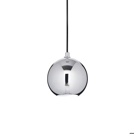 Lampada a sospensione per penisola design sfera cromo mrjack ideal lux sp1 big Lampada a sospensione per penisola design sfera cromo mrjack ideal lux sp1 big