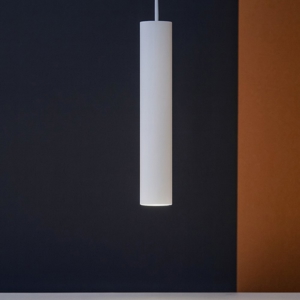 Ideal lux tube sp d6 lampada a sospensione cilindro bianco led 11w 3000k