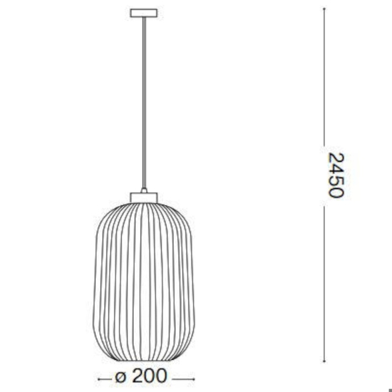 Mint-3 sp1 ideal lux lampada contemporaneo sospesa vetro decorato verde