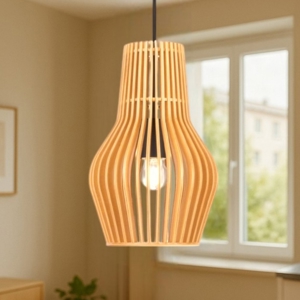 Maytoni roots lampada a sospensione in legno