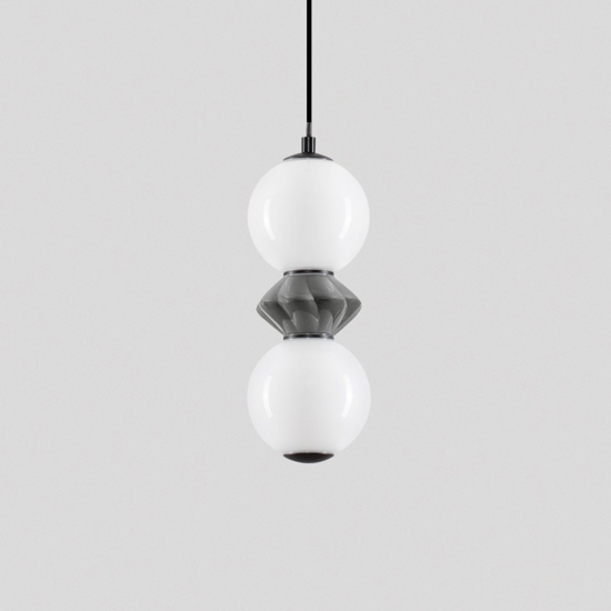 Lampada sospensione per comodino led 3000k vetro e ceramica Lampada sospensione per comodino led 3000k vetro e ceramica