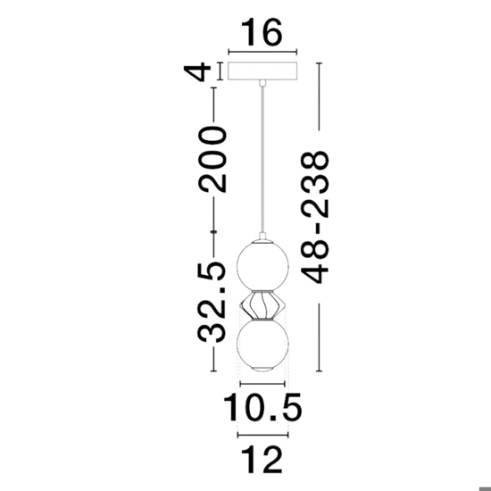 Lampada sospensione per comodino led 3000k vetro e ceramica Lampada sospensione per comodino led 3000k vetro e ceramica