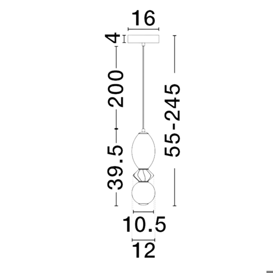 Lampada a sospensione in vetro led 3000k per camera da letto Lampada a sospensione in vetro led 3000k per camera da letto