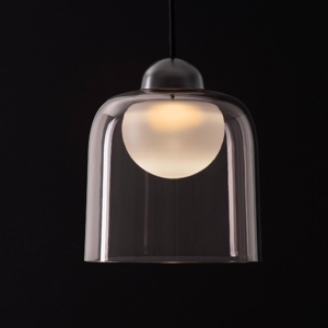 Lampada a sospensione campana led 3000k per isola cucina