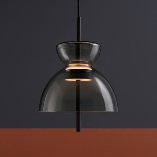 Maytoni bangkok lampada a sospensione led 12w 3000k colore nero moderna