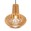 Maytoni roots lampada in legno rustico a sospensione