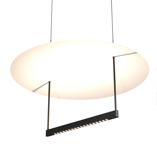 Maytoni ambience lampadario da cucina led 30w 3000k dimmerabile