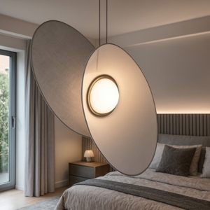 Maytoni evolution lampadario camera da letto led 9w 3000k