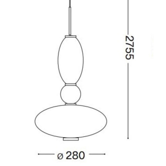 Lumiere-1 sp lampada a sospensione ideal lux led 27w 3000k design Lumiere-1 sp lampada a sospensione ideal lux led 27w 3000k design