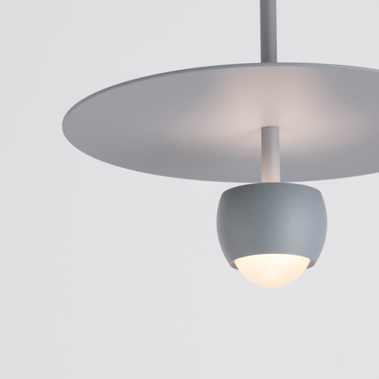 Lampada a sospensione moderna celeste grigio per cucina