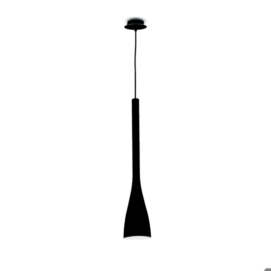 Flut sp1 big ampada a sospensione per penisola vetro nero design ideal lux Flut sp1 big ampada a sospensione per penisola vetro nero design ideal lux