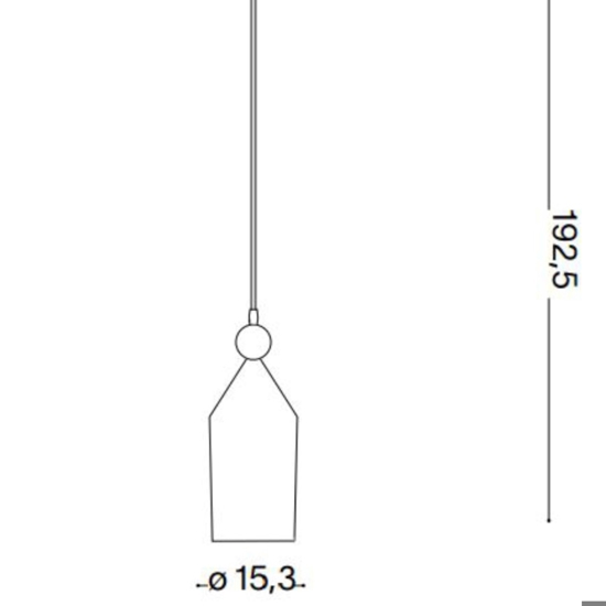 Triade-1 sp1 ideal lux lampada a sospensione antracite