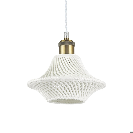 Lugano sp1 d21 ideal lux lampada a sospensione di ceramica per cucina rustica