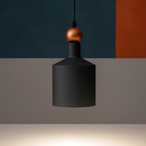 Ideal lux triade-3 sp1 lampada a sospensione antracite per tavolo