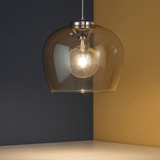 Blossom sp1 lampada a sospensione vetro ambrato ideal lux Blossom sp1 lampada a sospensione vetro ambrato ideal lux