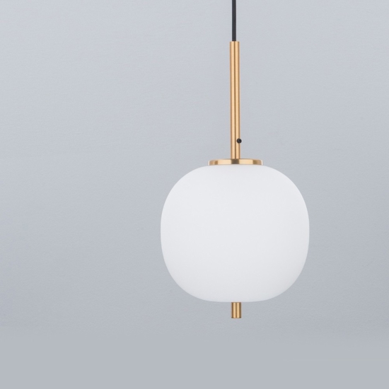 Lampada a sospensione per comodino camera da letto oro