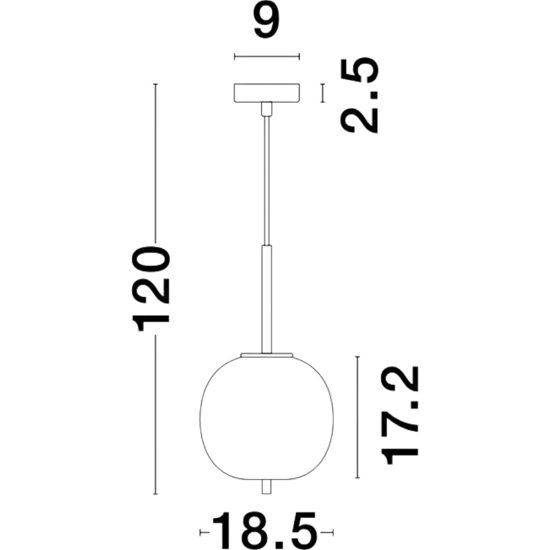 Lampada a sospensione per comodino camera da letto oro
