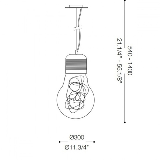 Ideal lux luce max sp1 big lampadario per cameretta