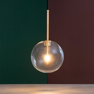 Equinoxe sp1 d20 ottone ideal lux lampada a sospensione per camera da letto