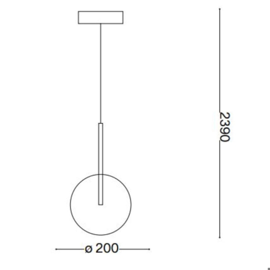 Equinoxe sp1 d20 ottone ideal lux lampada a sospensione per camera da letto Equinoxe sp1 d20 ottone ideal lux lampada a sospensione per camera da letto