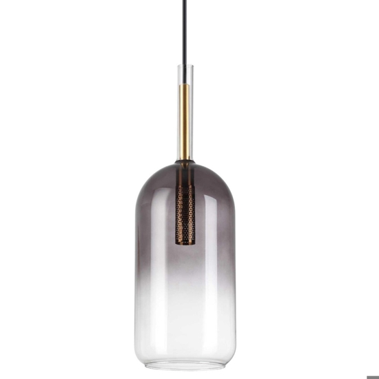 Ideal lux empire sp1 cilindro sospensione vetro grigio fume Ideal lux empire sp1 cilindro sospensione vetro grigio fume
