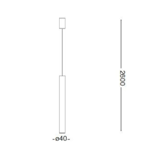 Ideal lux look sp1 d40 lampada a sospensione per isola bianca