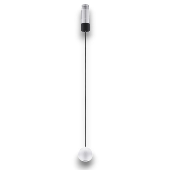 Lampada spoty sfera bianca a sospensione da incasso per controsoffitto Lampada spoty sfera bianca a sospensione da incasso per controsoffitto