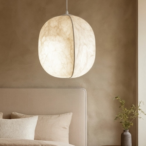 Lampadario camera da letto di seta gi gelo bianco design