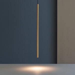 Lampada a sospensione ideal lux filo sp1 led 2700k ottone